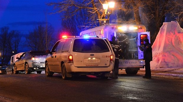 Collision sur la rue Lafontaine