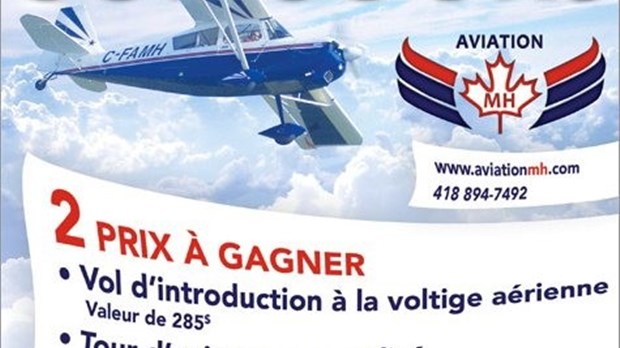 Deux gagnants au concours Aviation MH