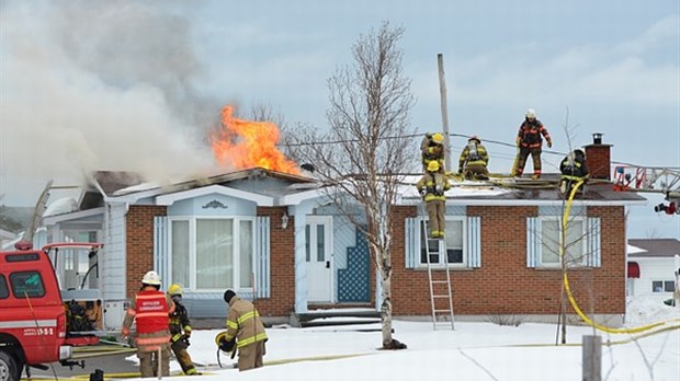 Incendie à Rivière-du-Loup