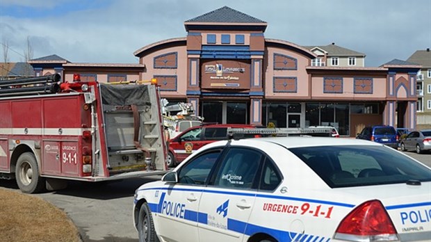 Intervention des pompiers à Rivière-du-Loup