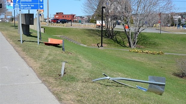 Délit de fuite à Rivière-du-Loup