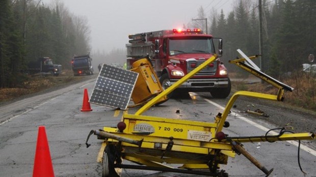 Incident inusité sur la route 289