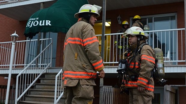 Intervention incendie à l'Auberge Le Séjour