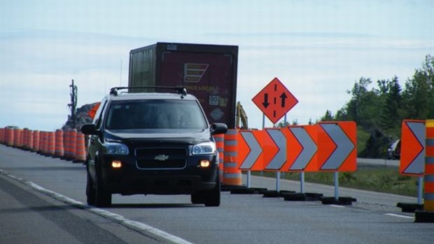 Travaux sur l’autoroute 20 entre La Pocatière et Kamouraska