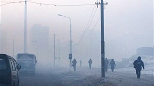 La pollution étouffe la capitale mongole