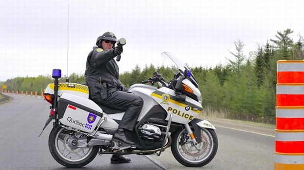 Vaste opération de surveillance de la vitesse dans les zones de chantiers aujourd'hui