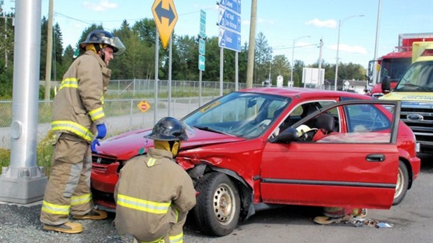 Collision à Témiscouata-sur-le-Lac