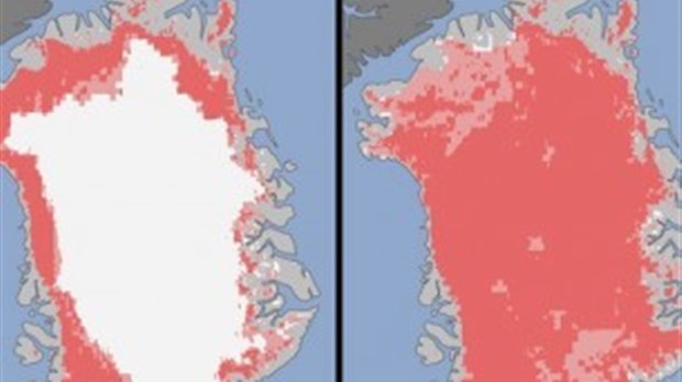 Groenland: fonte, mais pas sans précédent