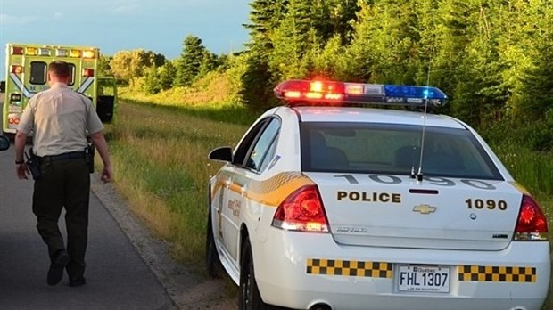 Collision à Saint-François-Xavier-de-Viger