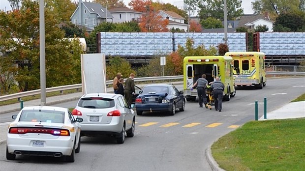 Une collision fait deux blessés à Rivière-du-Loup