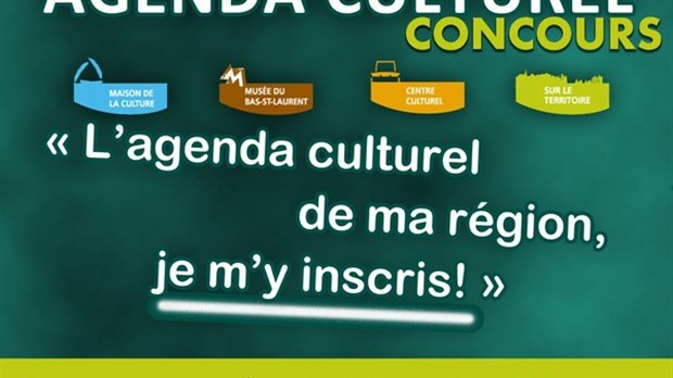 Concours «L’agenda culturel de ma région, je m’y inscris!»