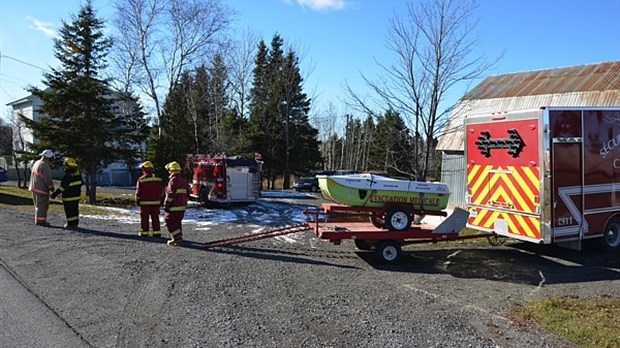 Feu de broussailles à Saint-Modeste