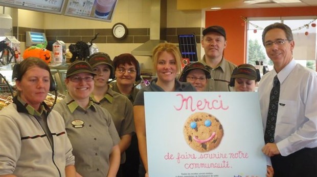 Tim Hortons de Trois-Pistoles sourit à la jeunesse