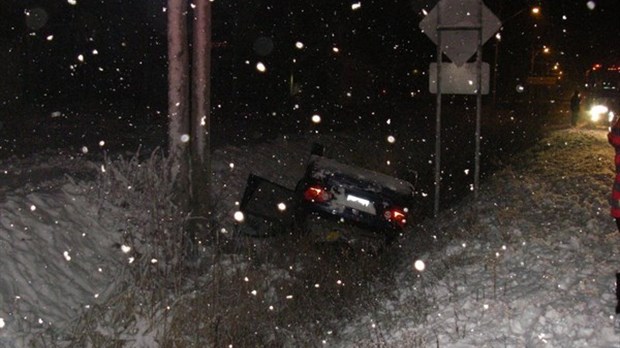 Accident de la route à L'Isle-Verte