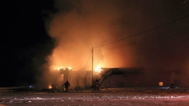 Incendie à Rivière-du-Loup