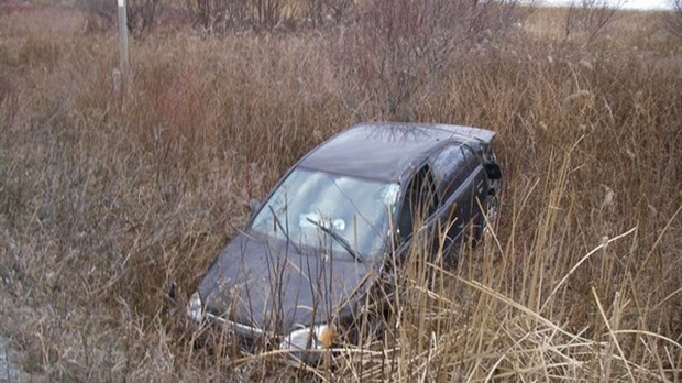 Perte de contrôle sur la route 132