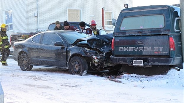 Collision à Saint-Alexandre