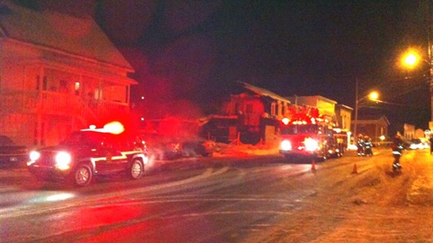 Feu de cheminée à Rivière-du-Loup