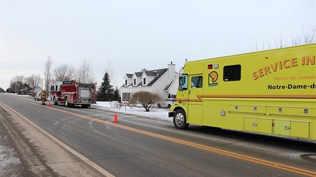 Résidence évacuée à Notre-Dame-du-Portage