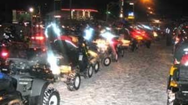 Parade hivernale en quad