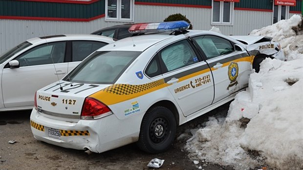 Poursuite policière et accident à Saint-Alexandre