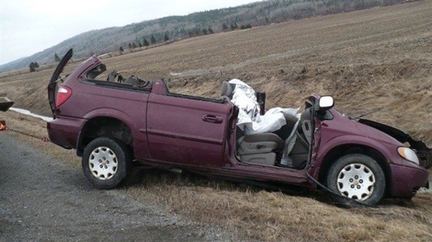 Coincé dans sa voiture