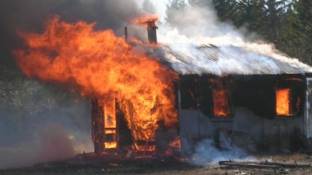 Incendie à Saint-Eusèbe