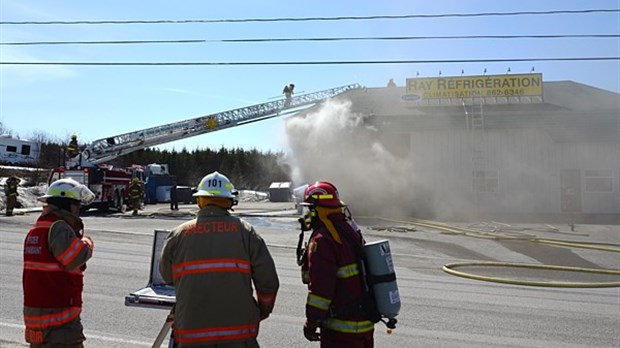 Incendie chez Ray Réfrigération à Saint-Antonin