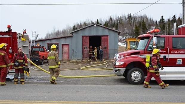 Incendie dans un garage à Saint-Antonin