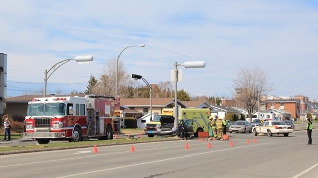 Accident à Rivière-du-Loup