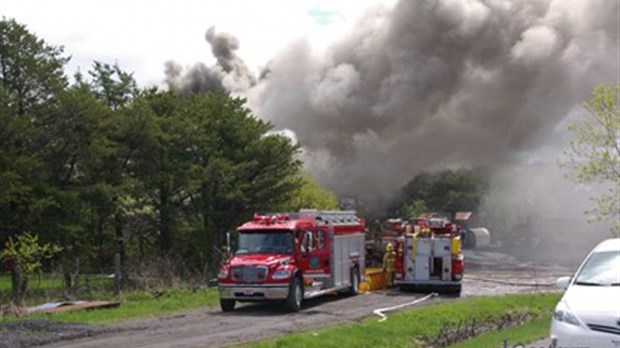 Incendie à Saint-Philippe-de-Néri