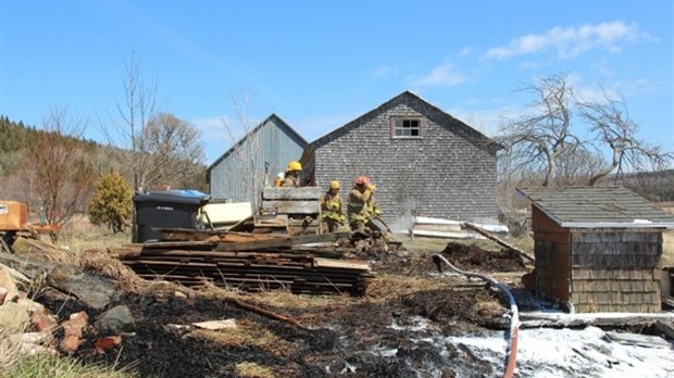 Intervention incendie à Saint-André