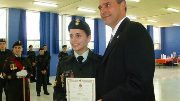 La médaille Strathcona au sergent Jessyca Garceau