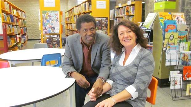 De la belle visite à Rivière-du-Loup et à la Bibliothèque... Dany Laferrière