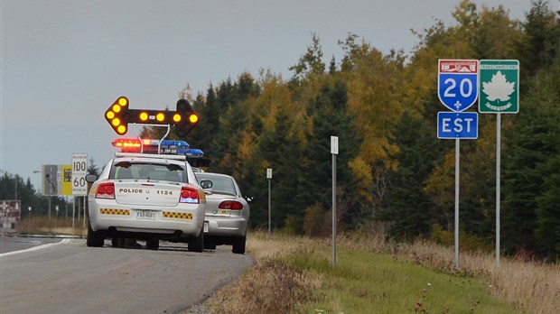 Davantage d'accidents lors du congé de l'Action de grâce