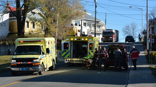 Piéton heurté sur la rue Amyot à Rivière-du-Loup