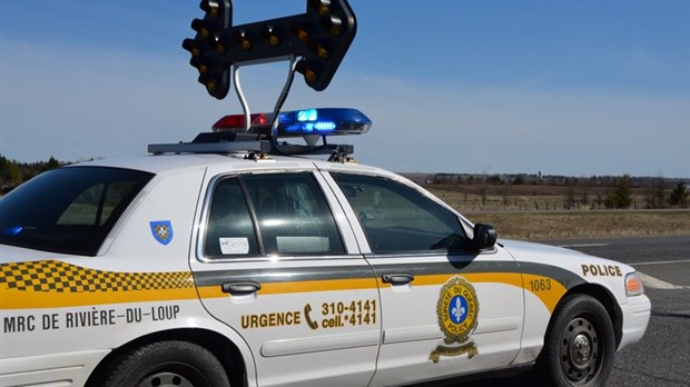 Poursuite policière sur l'autoroute 85