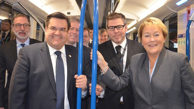 Bombardier dévoile les nouvelles voitures du métro de Montréal