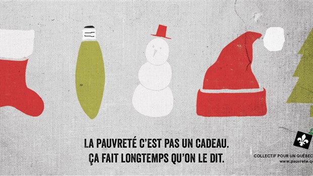 Distribution de milliers de cartes de Noël: la pauvreté, c'est pas un cadeau