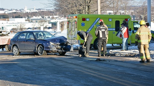 Collision dans la côte Saint-Jacques