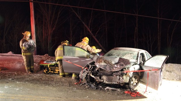 Collision sur la route 291