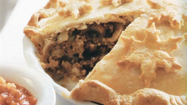 Tourtière aux champignons