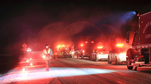 Accident de motoneige mortel à Saint-Modeste