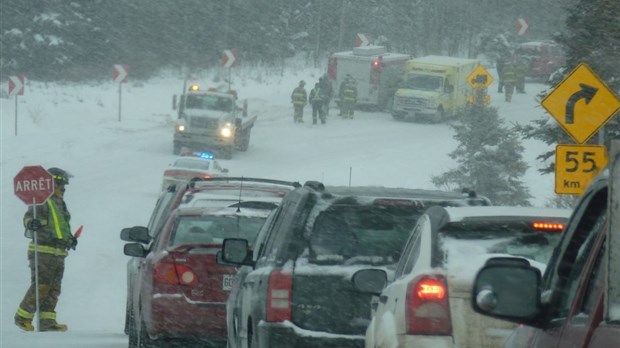 Accident sur la route 293 près de Trois-Pistoles