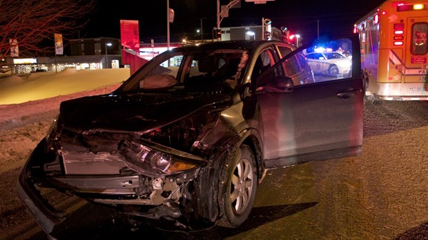 Collision à Rivière-du-Loup