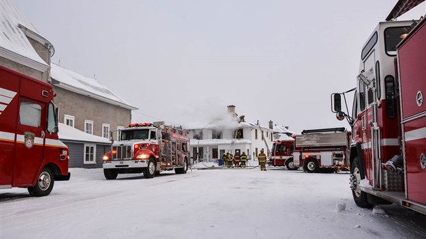 Incendie à l’ancien presbytère de Saint-André