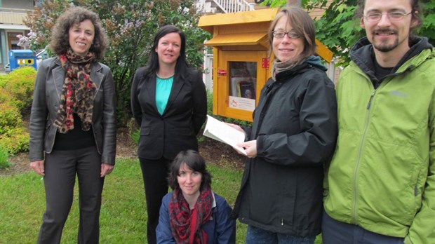 Quatre petites bibliothèques gratuites à Rivière-du-Loup