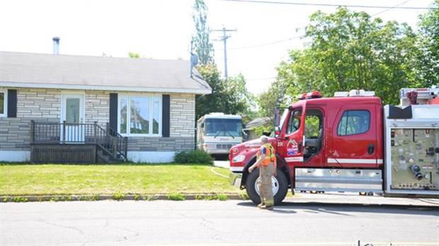 Véhicule récréatif sauvé des flammes à Saint-Pascal