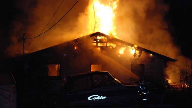 Incendie à Cabano