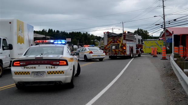 Collision entre un véhicule et une moto